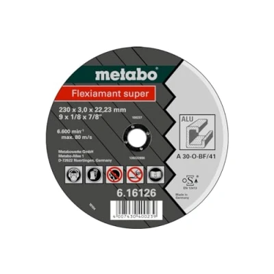 Afbeelding van Metabo Accessoires Doorslijpschijf Ø 115x2,5x22,2 non ferro Flexiamant super 25 stuks 616751000