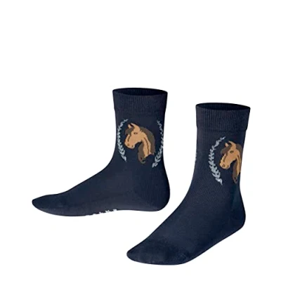 Afbeelding van Falke Horse WITH Pattern Sokken voor kinderen, Maat: 23/26, Marine