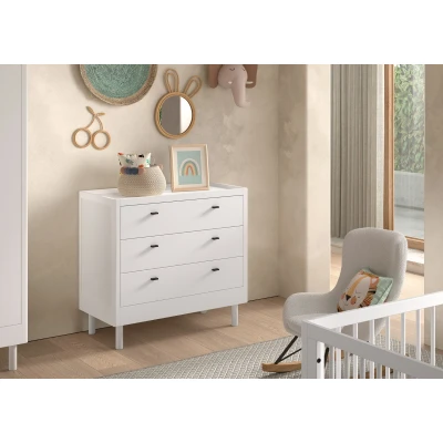 Afbeelding van Vipack Forrest Beech ladekast Wit beuken