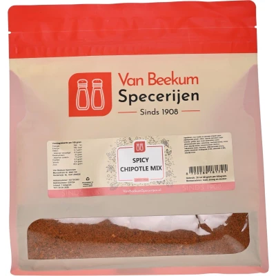 Afbeelding van Van Beekum Specerijen Spicy Chipotle Mix 1 kilo (hersluitbare stazak)