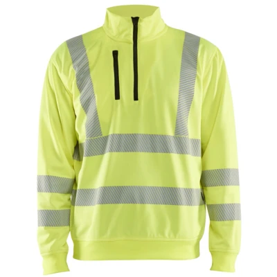 Afbeelding van Blaklader High Vis Sweatshirt halve rits 3564 2538 Geel XL