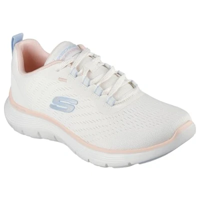 Afbeelding van Skechers Flex Appeal 5.0 Low Top Sneaker voor dames, natuurlijk, 37.5 EU