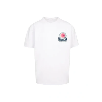 Afbeelding van Merchcode Sunset Charm Tshirt print, Heren, Maat: XL, White