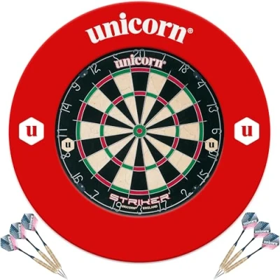 Afbeelding van Unicorn Striker Dartbord Met Dartbordring 68 Cm