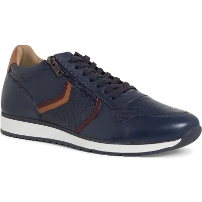 Afbeelding van Marco Tozzi BY Guido Maria Kretschmer Sneakers laag, Heren, Maat: 41, Navy Leer