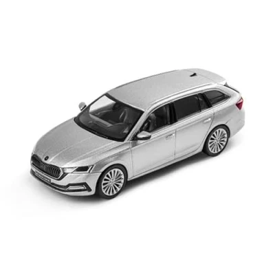 Afbeelding van Skoda 5E7099300A7W modelauto Octavia 4 (NX) Combi schaal 1:43 miniatuur zilver