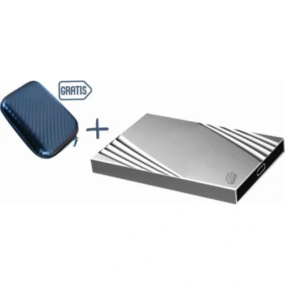 Afbeelding van Dutch Wanted Ultra Glance Draagbare SSD Externe Harde schijf Snelle writing speed van 550mb p/s 1TB aan Solide State Opslag Plug and play Portable storage extern pc of laptop USB 3.2 expansion Gratis beschermhoes