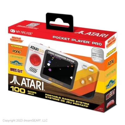 Afbeelding van MY ARCADE DGUNL 7015 Atari Pocket Player Pro draagbaar spelsysteem 100 spellen