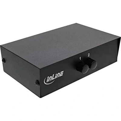 Afbeelding van InLine® AV schakelaar handmatig 2 poort, 3X RCA IN/Out