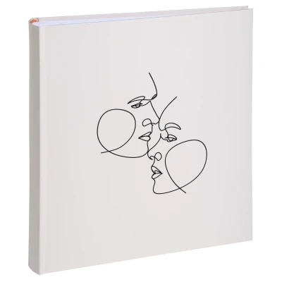Afbeelding van Fotoalbum 60p wit 29x32cm Art ivoor per 2