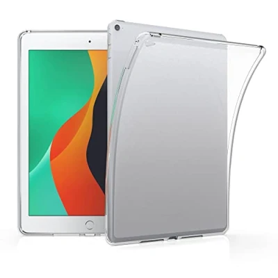Afbeelding van kwmobile case compatibel met Apple iPad Air 2 hoes Tablethoes van zacht TPU silicone Back cover in mat transparant