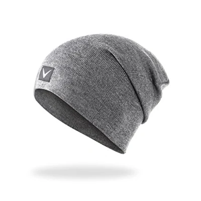 Afbeelding van Black Crevice Uniseks muts in sportief design, stijlvolle gebreide muts, bescherming tegen wind en kou, nauwsluitende pasvorm, wintermutsen voor dames heren