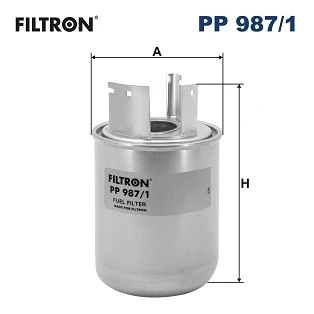 Afbeelding van FILTRON PP 987/1 Brandstoffilter Pijpfilter RENAULT: Kadjar, Koleos 2