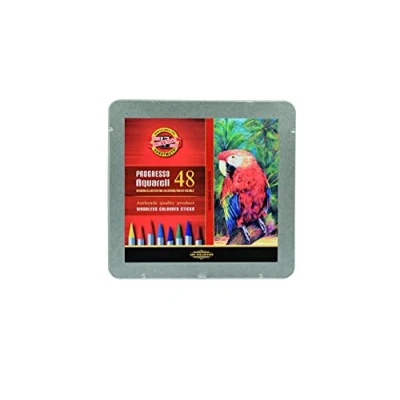 Afbeelding van KOH I NOOR Progresso Houtloze Aquarell kleurpotloden (Set van 48)