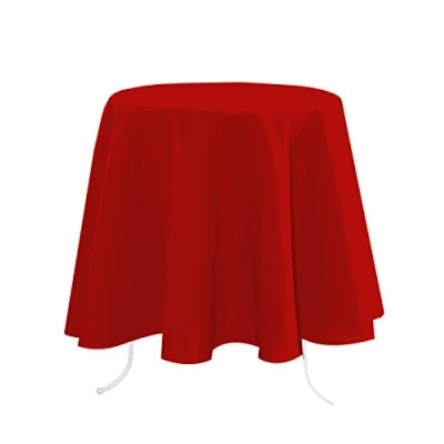 Afbeelding van stof Textiles Tafelkleed Nelson 145 x 200 cm rood Eettafel tafellakens polyester tafel dekken