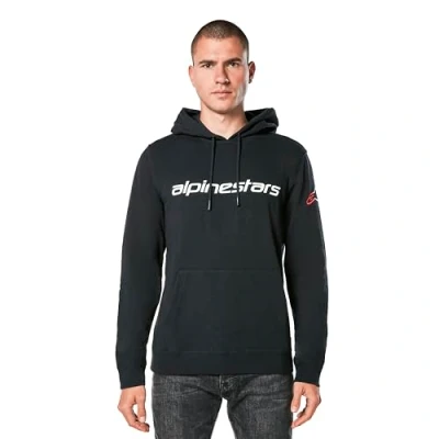 Afbeelding van Alpinestars Linear Wordmark V3 Hoodie, zwart, afmeting 2XL voor man