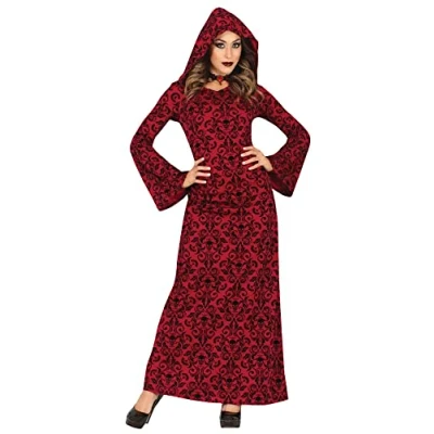Afbeelding van Fiestas Guirca Red hooded witch dames (S)