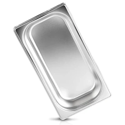 Afbeelding van jokobela GN reservoir: ongeperforeerd: geschikt voor Gaggenau, Miele en Siemens stoompan (roestvrij staal, vaatwasmachinebestendig, Gastronorm 1/3, B 32,5 x D 17,6 H 6,5 cm)