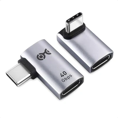 Afbeelding van Cable Matters Combo Pack, 40 Gbps USB C haakse adapter