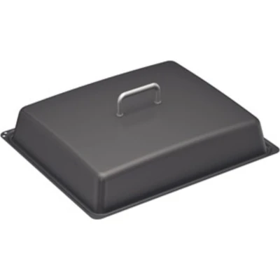 Afbeelding van NEFF Pannendeksel voor professionele pan z12cl10a0, geëmailleerd, antraciet