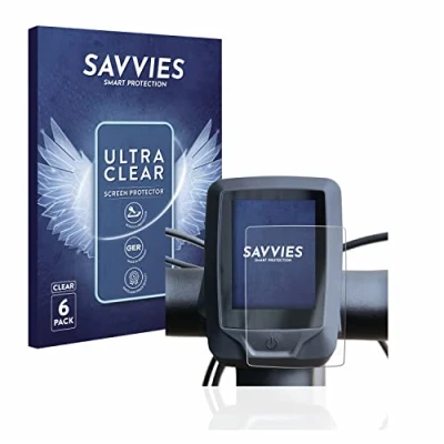 Afbeelding van Savvies (6 Stuks) Schermbeschermer voor Specialized turbo vado 4.0 2022 (E Bike Display) Screen Protector Ultra Transparant
