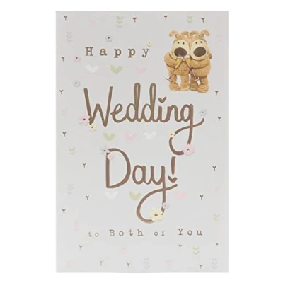 Afbeelding van Kaarten Boofle Wedding Day Card Happy Gefeliciteerd Leuke trouwdag kaart voor jullie beiden, Multi, 676319