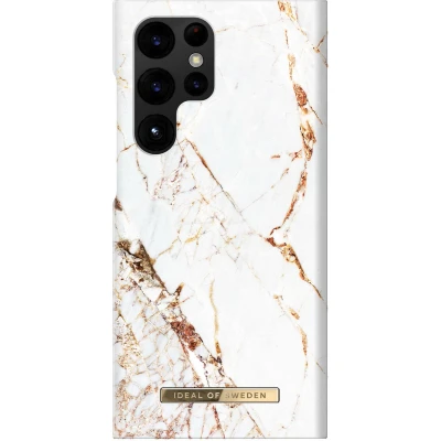 Afbeelding van Samsung Galaxy S23 Ultra Hoesje Kunststof iDeal of Sweden Hardcase/Backcover Goud Telefoonhoesje