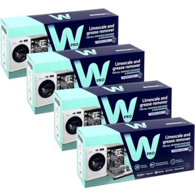 Afbeelding van Wpro Universele Wasmachine &amp; Vaatwasser Ontkalker Vetverwijderaar (48 x 50g Zakjes)