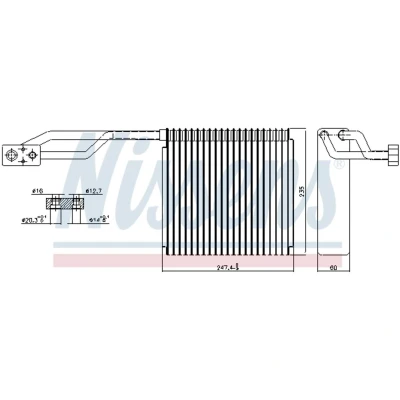 Afbeelding van Nissens Airco verdamper 92326