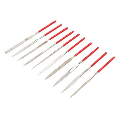 Afbeelding van 10 stücke Guitar Fret Crowning Datei Bundmutter Dateien Repair Tool für Gitarre Violine