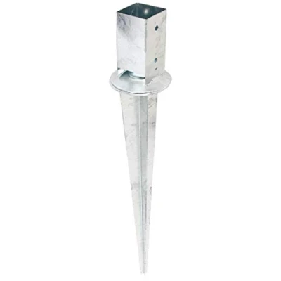 Afbeelding van Alberts Paalanker Gegalvaniseerd Staal 7,1x7,1cm