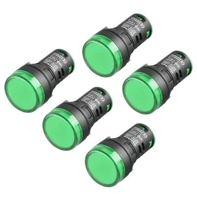Afbeelding van Heschen AD16 22D/S LED 24V DC 20mA groen 5 stuks