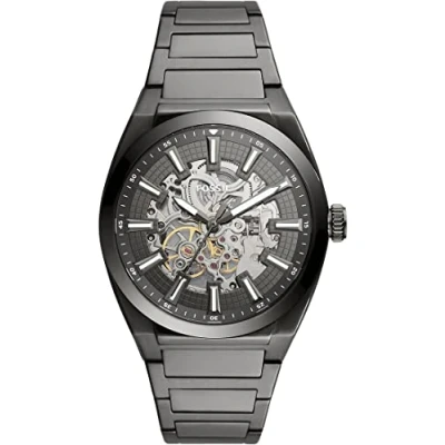 Afbeelding van Fossil ME3206 Horloge Everett Automatic staal grijs 42 mm