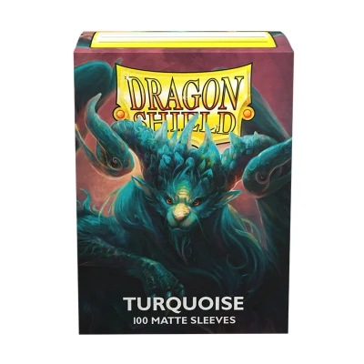 Afbeelding van Dragon Shield Sleeves Matte Turquoise (100 stuks)
