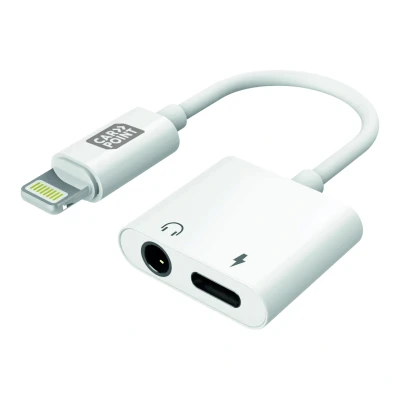 Afbeelding van Carpoint 2 in 1 Adapter Lightning &gt; AUX &amp;