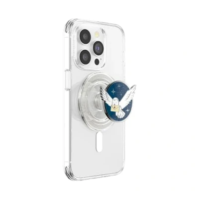 Afbeelding van PopSockets: PopGrip voor MagSafe Uittrekbare Greep en Standaard Smartphones Hoesjes met een Verwisselbare Top Adapterring Inbegrepen Enamel Hedwig