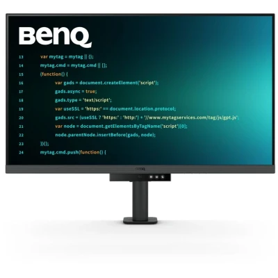 Afbeelding van BenQ RD320UA 32 4K 3840 x 2160 Programmeermonitor met 2000:1 contrastratio Nano Matte Panel MoonHalo 90W USB C Codeermodi Night Hours Protection Ergonomische standaard Eye Care technologie