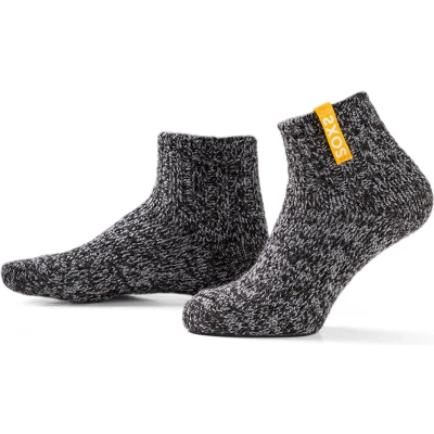 Afbeelding van SOXS® Wollen sokken SOX3716 Donkergrijs Enkelhoogte Maat 37 41 Golden earth label