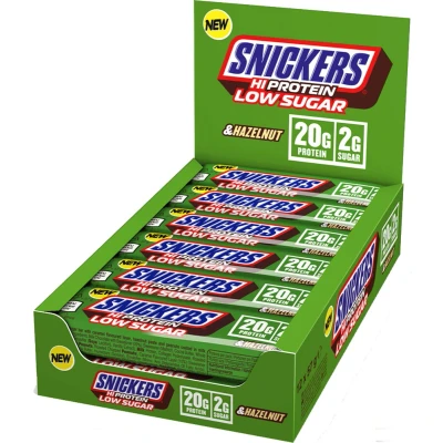 Afbeelding van Snickers Low Sugar High Protein Bar 12 repen Hazelnut