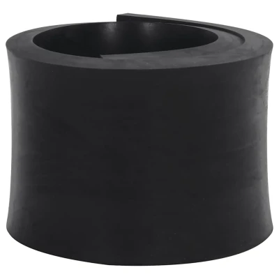 Afbeelding van Rubberen rand voor sneeuwploeg 100x15x2 cm zwart