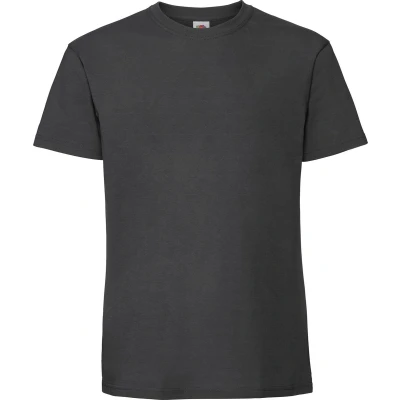 Afbeelding van Fruit Of The Loom Mens Ringgesponnen Premium Tshirt (Licht Gaphite)