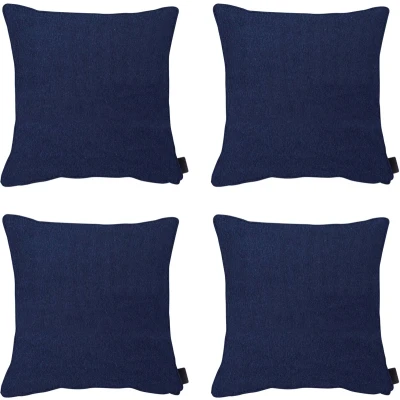 Afbeelding van Madison Sierkussen 45x45 piping Panama indigo 4 stuks
