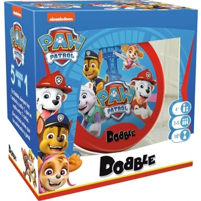 Afbeelding van Zygomatic Dobble Paw Patrol Actie en reflectiekaarten, vanaf 4 jaar, 2 tot 5 spelers, 10 minuten per spel, Spaans