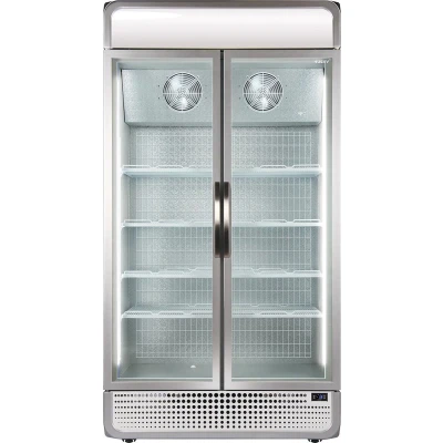 Afbeelding van Vrieskast Pro Ventilator dubbeldeur Met LED Display 771L (H)222,7x(B)x120(D)72Vrieskast Dubbele glazen deur (H)