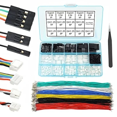 Afbeelding van GH1.25 naar Dupont2.54 voorgekrompen kabels en connectoren voor Pixhawk4 Pixhawk2 Pixhack Pixracer PXFmini 20 cm siliconendraad