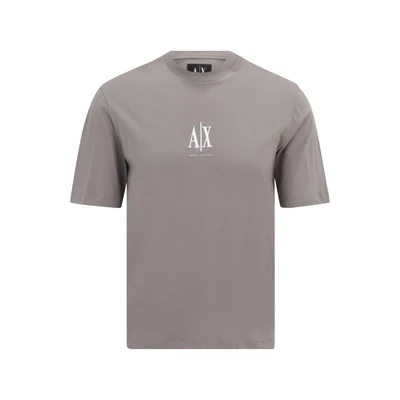Afbeelding van Armani Exchange Tshirt basic, Heren, Maat: Large, Driftwood