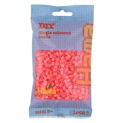 Afbeelding van Hama Strijkkralen 1000 Stuks Rood Pastel