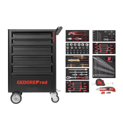 Afbeelding van Gedore R21562005 Gereedschapwagen GEDWorker + gereedschapset 119 dlg 3301676