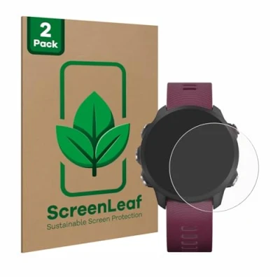 Afbeelding van ScreenLeaf Screenprotector voor Garmin Forerunner 245 / Music 45 Duurzame schermbescherming Folie Beschermfolie transparant (2 Stuks)
