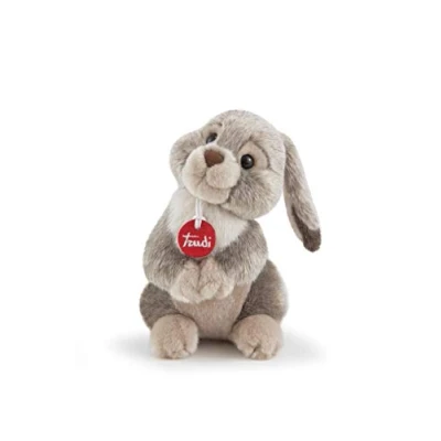 Afbeelding van Trudi Classic knuffel Konijn Lino 19 cm Hoge kwaliteit pluche Knuffeldier voor jongens en meisjes Bruin 12x19x15 maat S